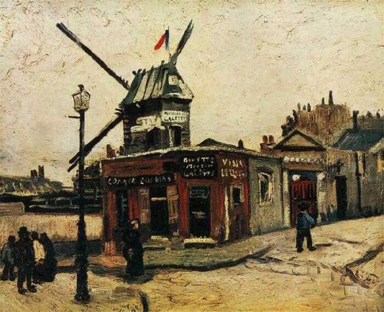 Le Moulin De La Galette 3 Van Gogh Oil Painting